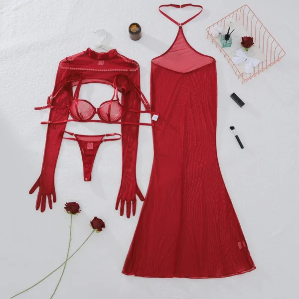 BURGUNDY killer dress