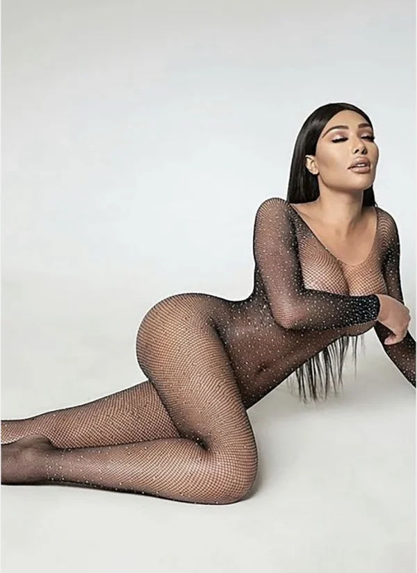 BELLA crotchless jumpsuit