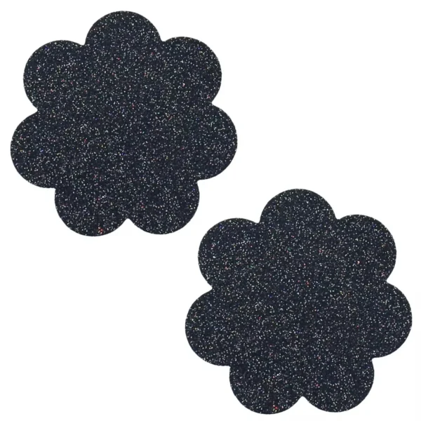 Glitter Flower Nipple stickers