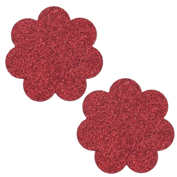 Glitter Flower Nipple stickers