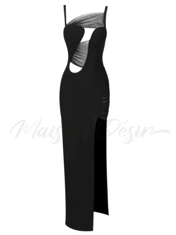 MONICA — Maxi bandage Dress
