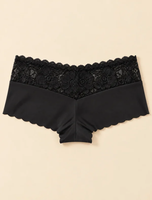 MADDY - Lace mix printed mini booty shorts