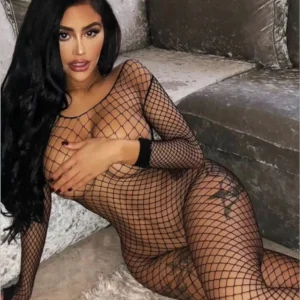 LIZA - Fishnet jumpsuit