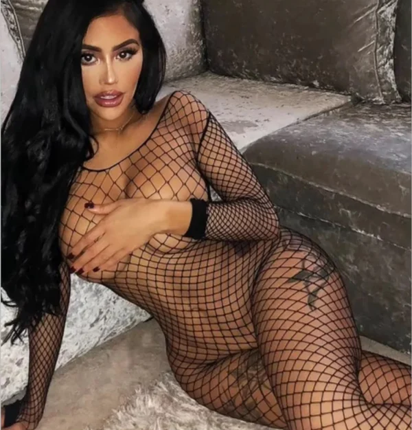 LIZA - Fishnet jumpsuit