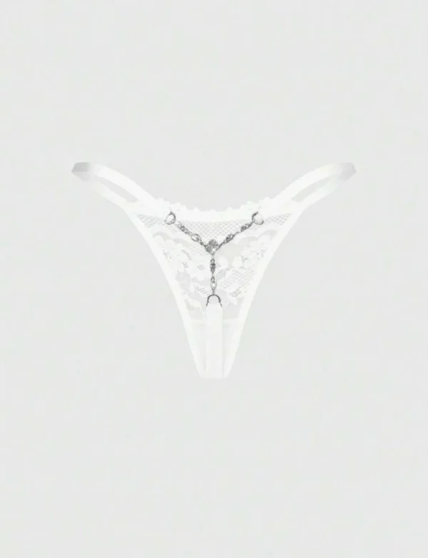DREAM lace V-rhinestone string