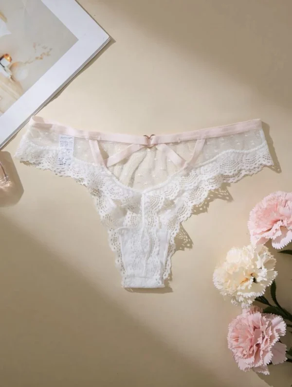 SOLA - polka dot lace mix feminine Thong
