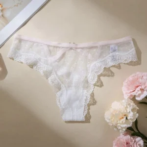 SOLA - polka dot lace mix feminine Thong
