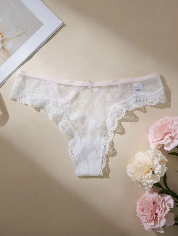 SOLA - polka dot lace mix feminine Thong