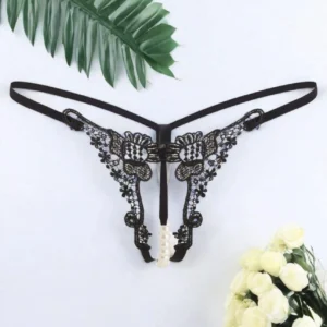 ANITA - Embroidery Pearls T-string