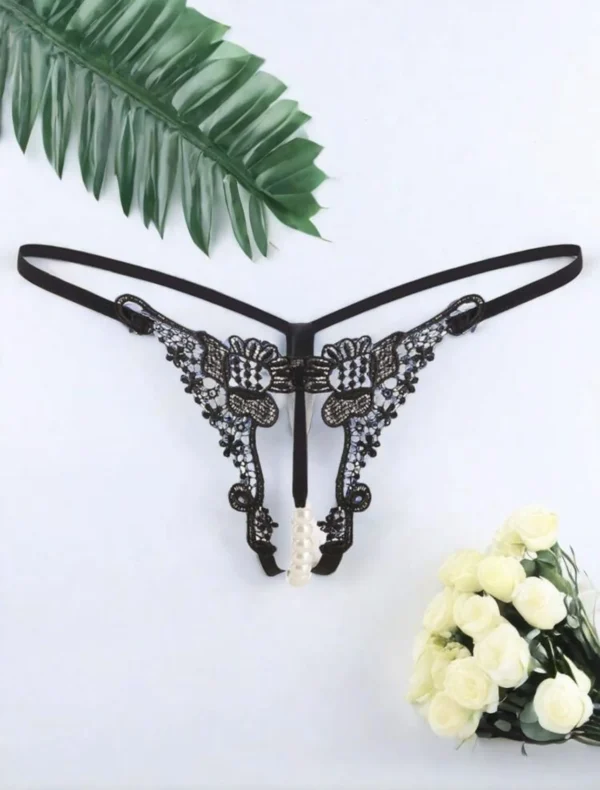 ANITA - Embroidery Pearls T-string